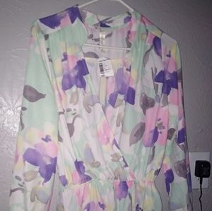 Women's Love Culture floral romper